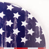 Rustic American Flag Dome Metal Sign - 15.5"